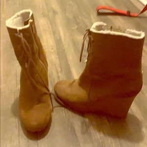 Micheal Khors wedge boots. $50